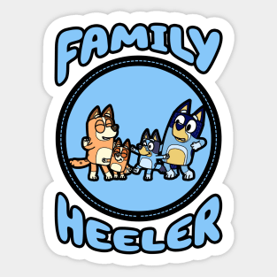 Family Heeler II Sticker